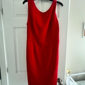 Betsey Johnson Vibrant Red Midi Dress